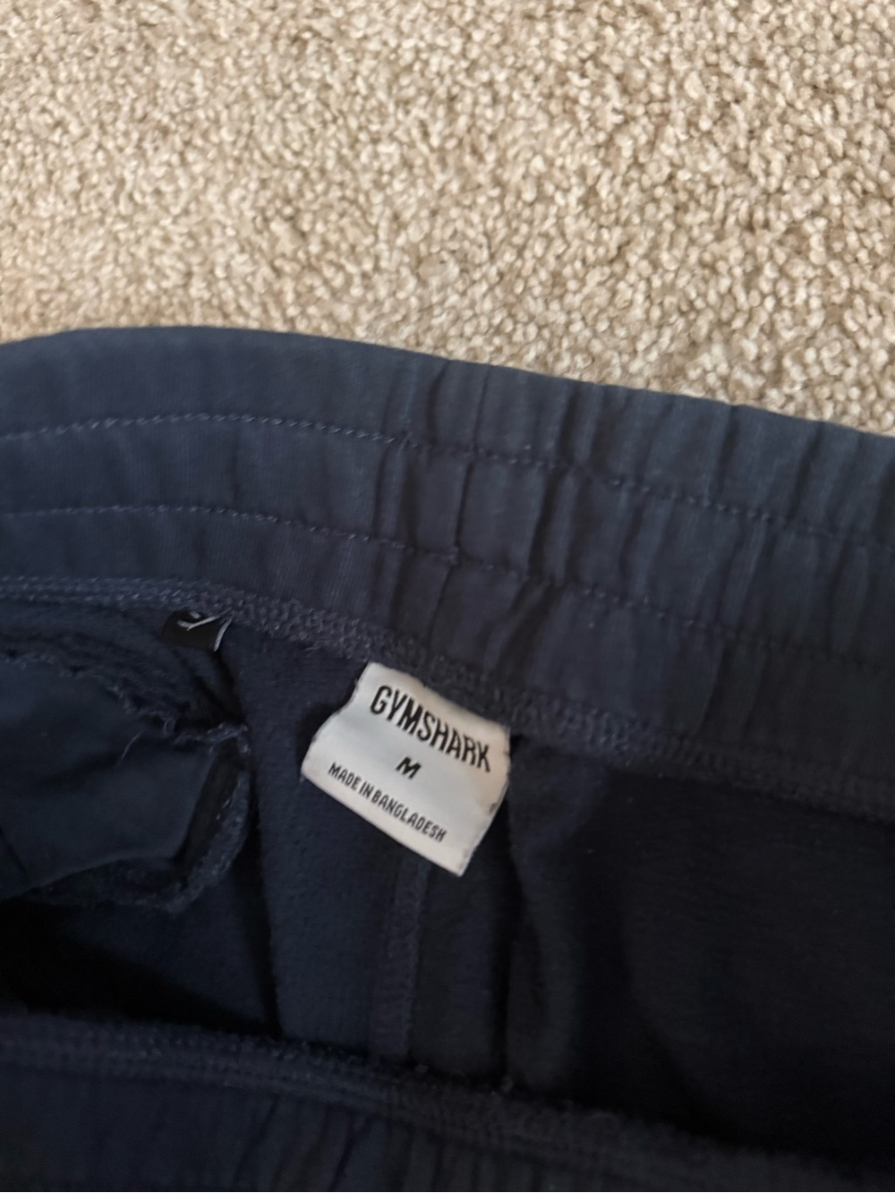 Gymshark Men's Dark Blue Slim Fit Joggers - Picture 3 of 3